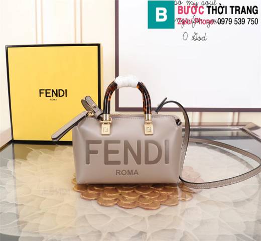 Túi xách Fendi Mini Bythe Way siêu cấp da bê màu nude size 17cm 