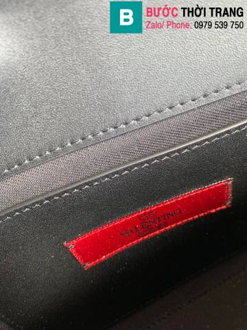 Túi xách Valentino siêu cấp da bò màu đen size 22.5cm 