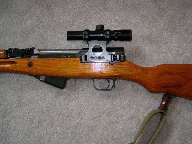 There were a few different types of scoped Chinese SKS rifles imported by v...