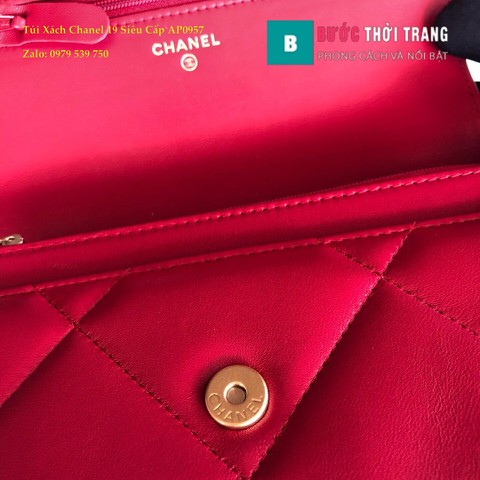 Túi Xách Chanel 19 Wallet On Chain Siêu Cấp
