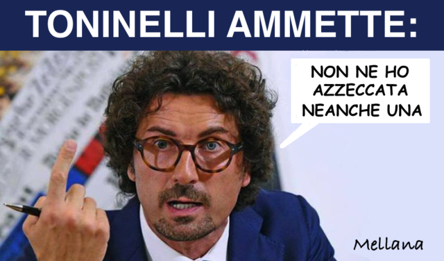 Toninelli ammette, di Claudio Mellana