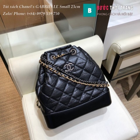 Túi xách Chanel's GABRIELLE Small Backpack siêu cấp màu đen - A94485