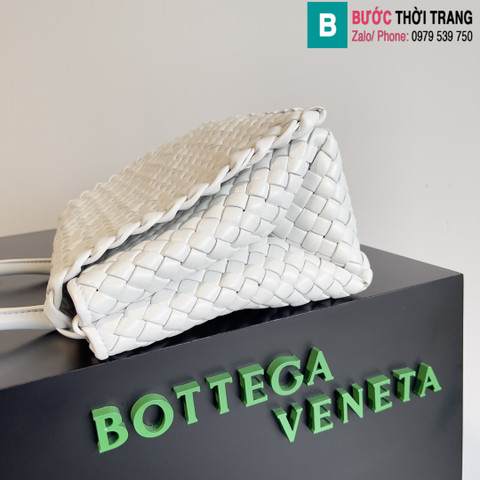 Túi xách Bottega Veneta matthieu blazy cao cấp da bê màu trắng size 26cm