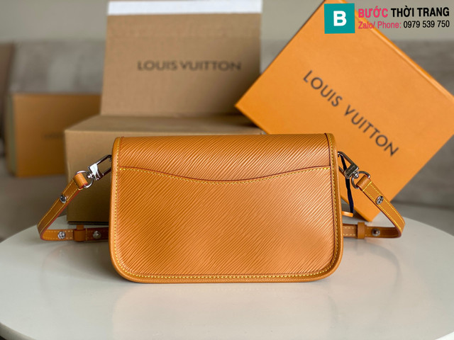 Túi xách Louis Vuitton Buci Crossbody bag siêu cấp da epi màu nâu size 24.5cm