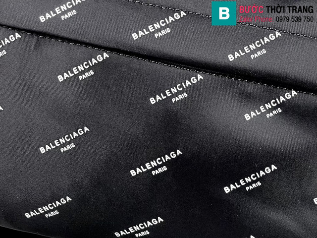 Ba lô Balenciag cao cấp da bê màu đen size 36cm 