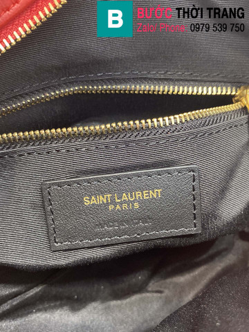 Túi xách Saint Laurent siêu cấp da bê màu đỏ size 22cm
