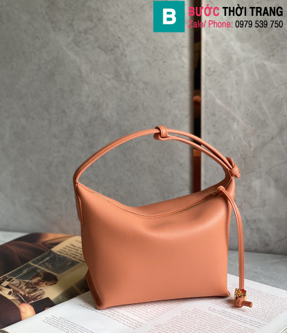 Túi xách Loewe Cubi siêu cấp da bê màu cam size 20.5cm 