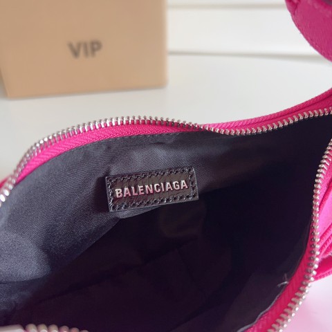 Túi xách Balenciag Le Cagole cao cấp da bê màu hồng size 26cm 