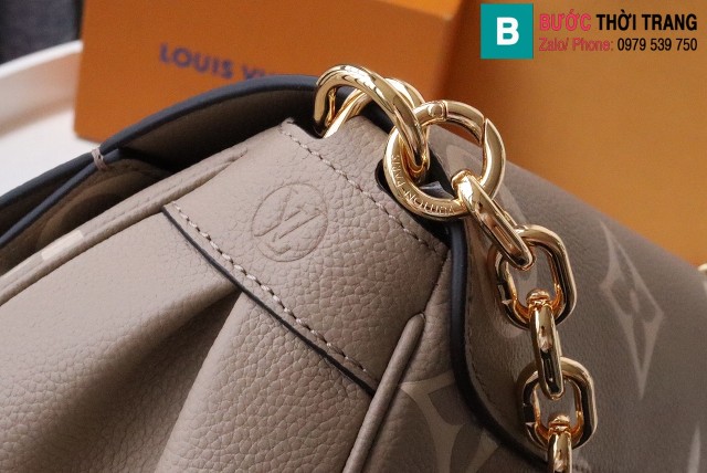 Túi xách Louis Vuitton Favorite cao cấp da bicolor monogram màu nâu size 24cm