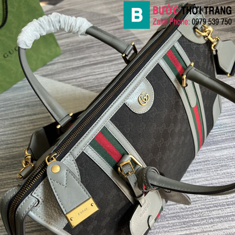 Túi xách Gucci Large Satchel Bag siêu cấp da bê màu đen size 40cm
