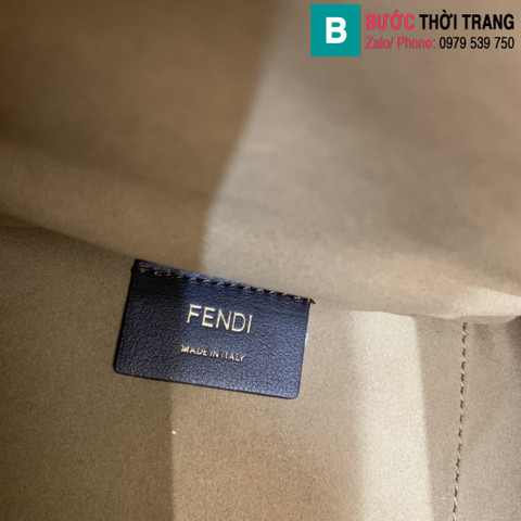 Túi xách Fendi tote siêu cấp da bê màu trắng size 35cm