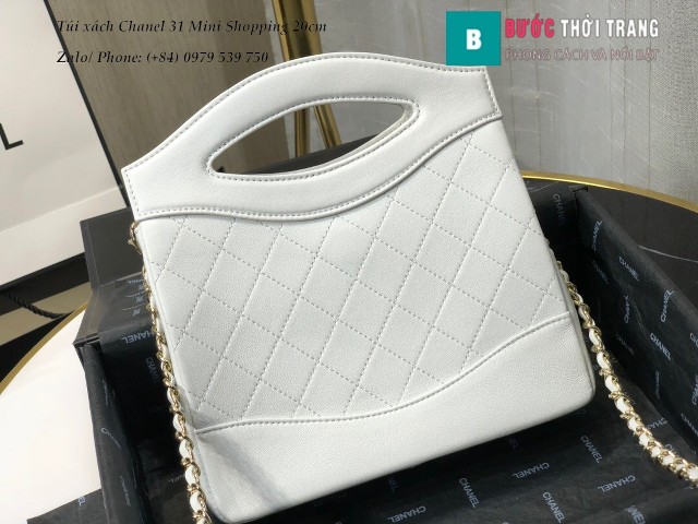 Túi xách Chanel 31 Mini Shopping siêu cấp size 20cm - AS9196 