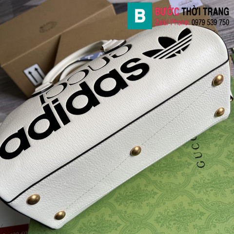 Túi xách Gucci adidasx siêu cấp da bê màu trắng size 31.5cm 