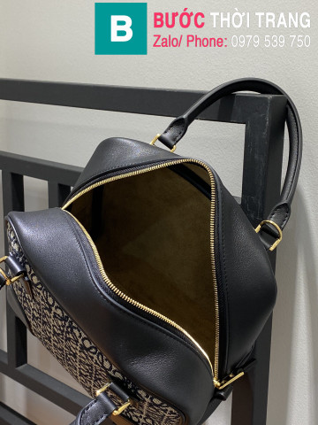 Túi xách Loewe Amazono siêu cấp da bê màu đen size 21cm
