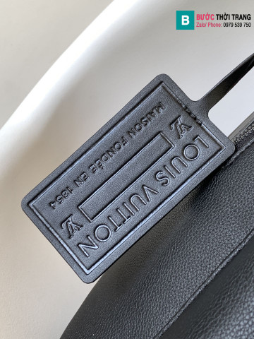 Ba lô Louis Vuitton Aerogram siêu cấp da bê màu đen size 43cm