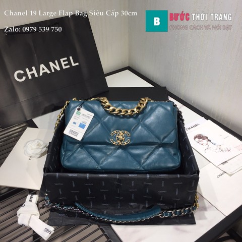 Túi Xách Chanel 19 Large Flap Bag Siêu Cấp Da Dê 