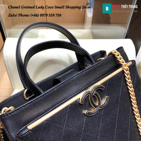 Chanel Grained Lady Coco Small Shopping 26cm