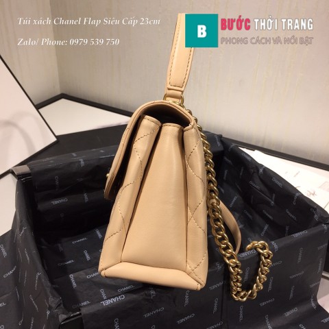 Túi xách Chanel Flap With Top Handle siêu cấp màu da tay - AS1175 