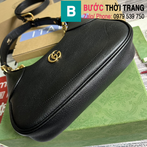 Túi xách Gucci small shoulder bag da bê màu đen size 25cm