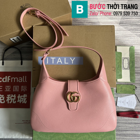 Túi xách Gucci Cosmogonie siêu cấp da bê màu hồng size 39cm