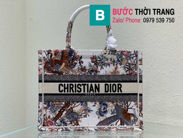 Túi xách Dior Book Tote siêu cấp chất liệu vải size 36.5cm