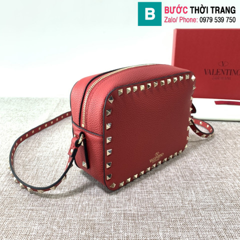 Túi xách Valentino siêu cấp da bê màu đỏ size 20cm 
