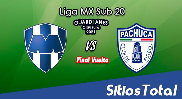Monterrey vs Pachuca en Vivo – Final Partido Vuelta – Liga MX Sub 20  – Guardianes Clausura 2021  – Domingo 23 de Mayo del 2021