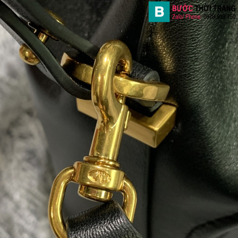 Túi xách Valentino siêu cấp da bê màu đen size 15cm