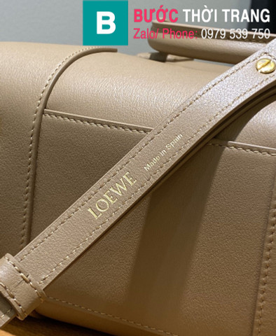 Túi xách Loewe Amazono siêu cấp da bê màu galet size 19cm