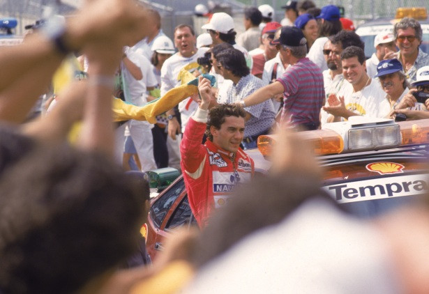 F1 1993 Brazil GP Fiat Tempra Safety Car Ayrton Senna