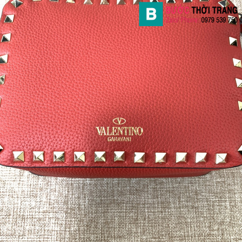 Túi xách Valentino siêu cấp da bê màu đỏ size 20cm 