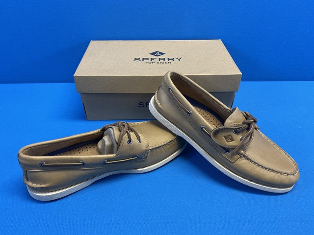 Sperry Oatmeal Men's Authentic Original Leather Boat Shoe Size 10 Wide ...