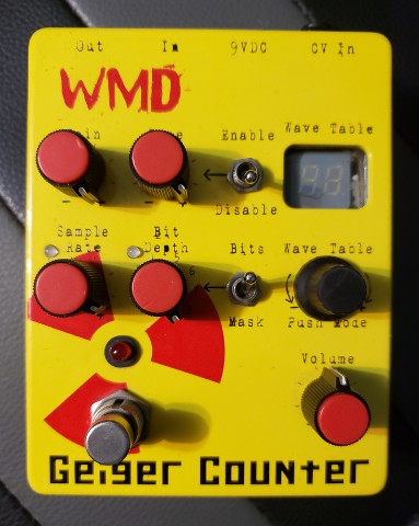 Sold - WMD Geiger Counter Digital Destruction Guitar Pedal | The 