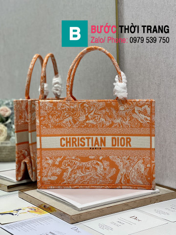 Túi xách Dior Book Tote siêu cấp màu cam size 36.5cm