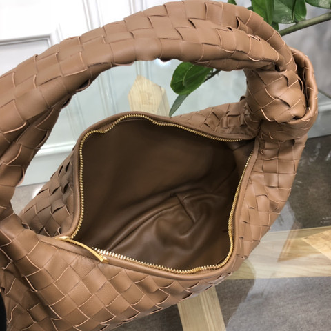 Túi xách Bottega Veneta hobo bag cao cấp da bê màu nâu size 46cm