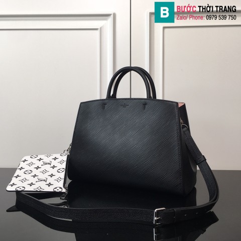 Túi xách Louis Vuitton Marelle Tote MM siêu cấp da epi màu đen size 30cm