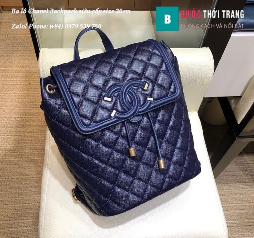 Ba lô Chanel Backpack siêu cấp size 20cm - A091228