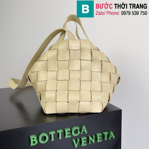 Túi xách Bottega Veneta siêu cấp da bê màu nude size 28cm