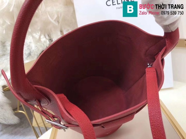 Túi xách Celine siêu cấp da bê màu đỏ size 21cm