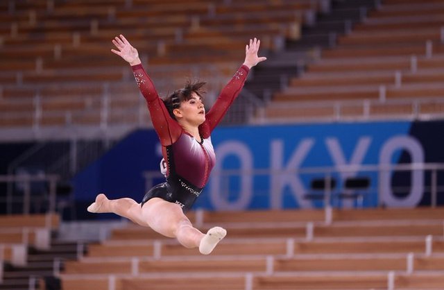 Alexa Moreno en las finales de salto de caballo – Juegos Olímpicos de Tokio 2020