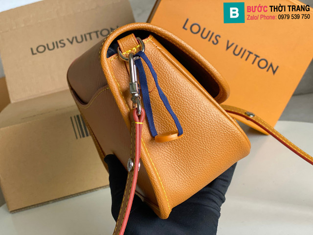 Túi xách Louis Vuitton Buci Crossbody bag siêu cấp da epi màu nâu size 24.5cm