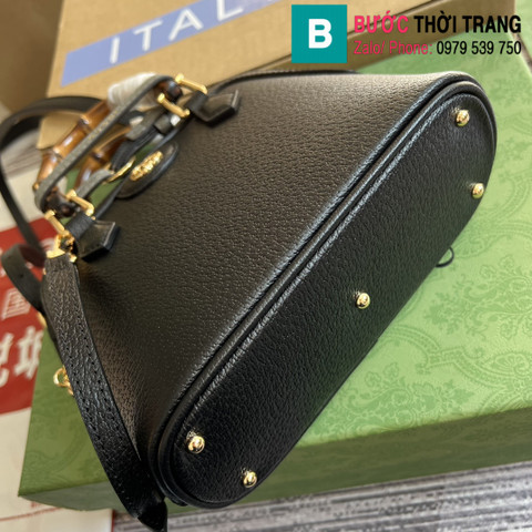 Túi xách Gucci Diana Small tote bag siêu cấp da bê màu đen size 20cm