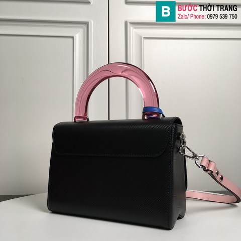 Túi xách Louis Vuitton Twist MM siêu cấp da epi màu đen size 23cm