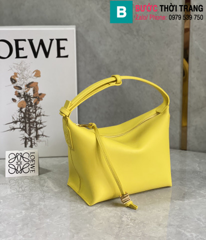 Túi xách Loewe Cubi siêu cấp da bê màu vàng size 20.5cm