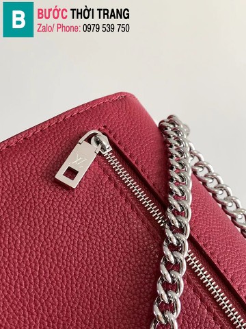 Túi xách Louis Vuitton Mylockme Chain Bag siêu cấp da bê màu đỏ size 22.5cm