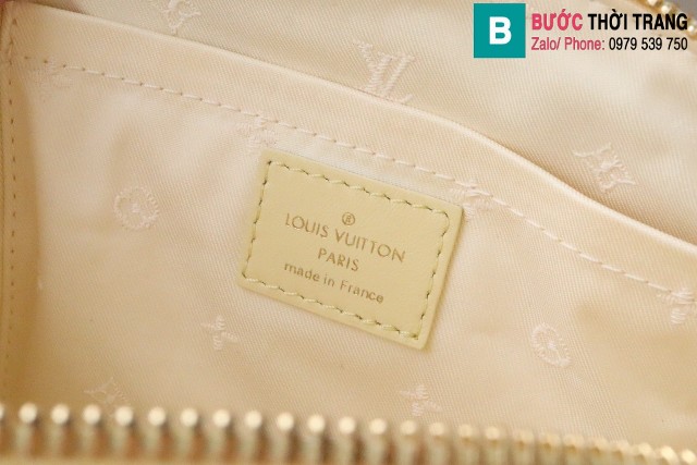 Túi xách Louis Vuitton Alma BB cao cấp da bê màu trắng ngà size 24.5cm