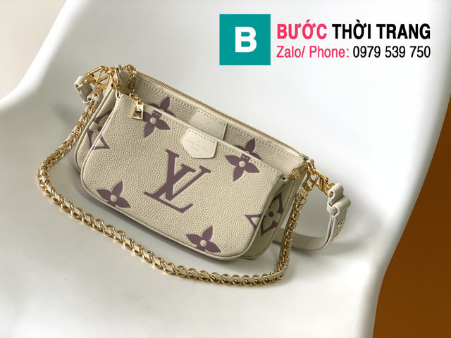 Túi Louis Vuitton Multi Pochette Accessoires màu trắng size 23cm - M45777