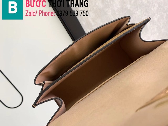 Túi xách Louis Vuitton Mylockme Chain Bag siêu cấp da bê màu nude size 22.5cm