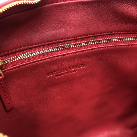 Túi xách Bottega Veneta hobo bag cao cấp da bê màu đỏ size 46cm