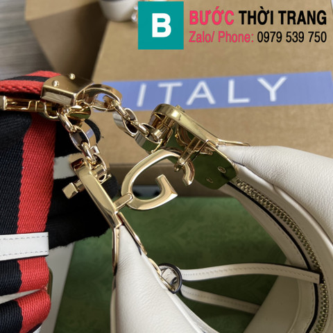 Túi xách Gucci Attache siêu cấp da bê màu trắng size 23cm